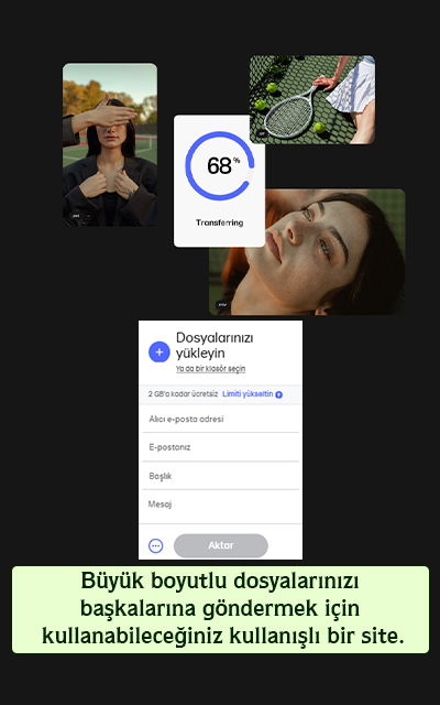 Büyük boyutlu dosyalarınızı başkalarına göndermek için kullanabileceğiniz kullanışlı bir site