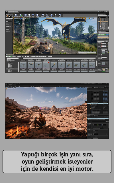 Yaptığı bir çok işin yanı sıra, oyun geliştirmek isteyenler içinde kendisi en iyi motor